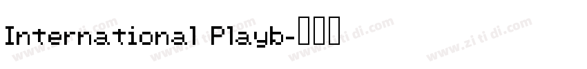 International Playb字体转换